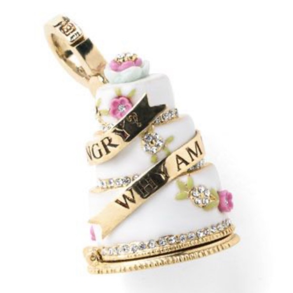 Juicy Couture Women’s Y2K Wedding Cake Chunky Gold Charm Bracelet With Box - Picture 5 of 13